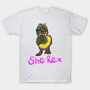 She Rex T-Rex Dinosaur T-Shirt